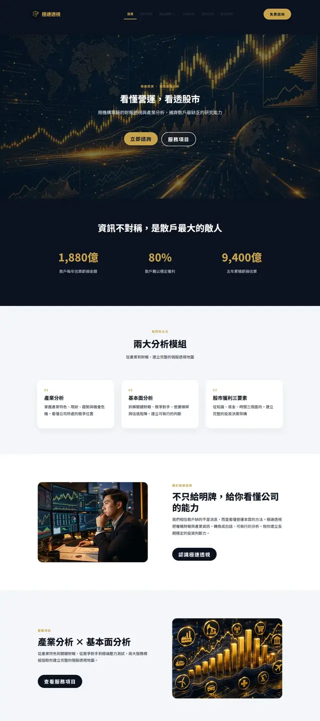 極速透視 網站截圖