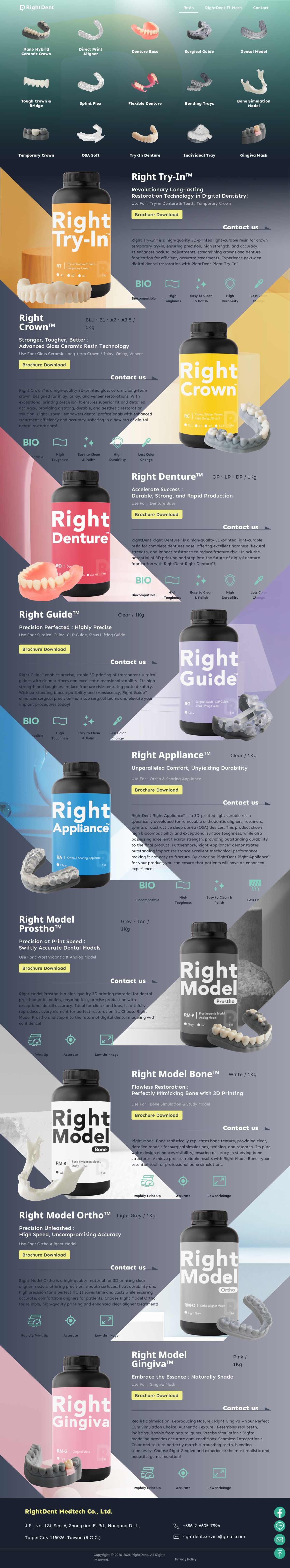 RightDent 網站截圖