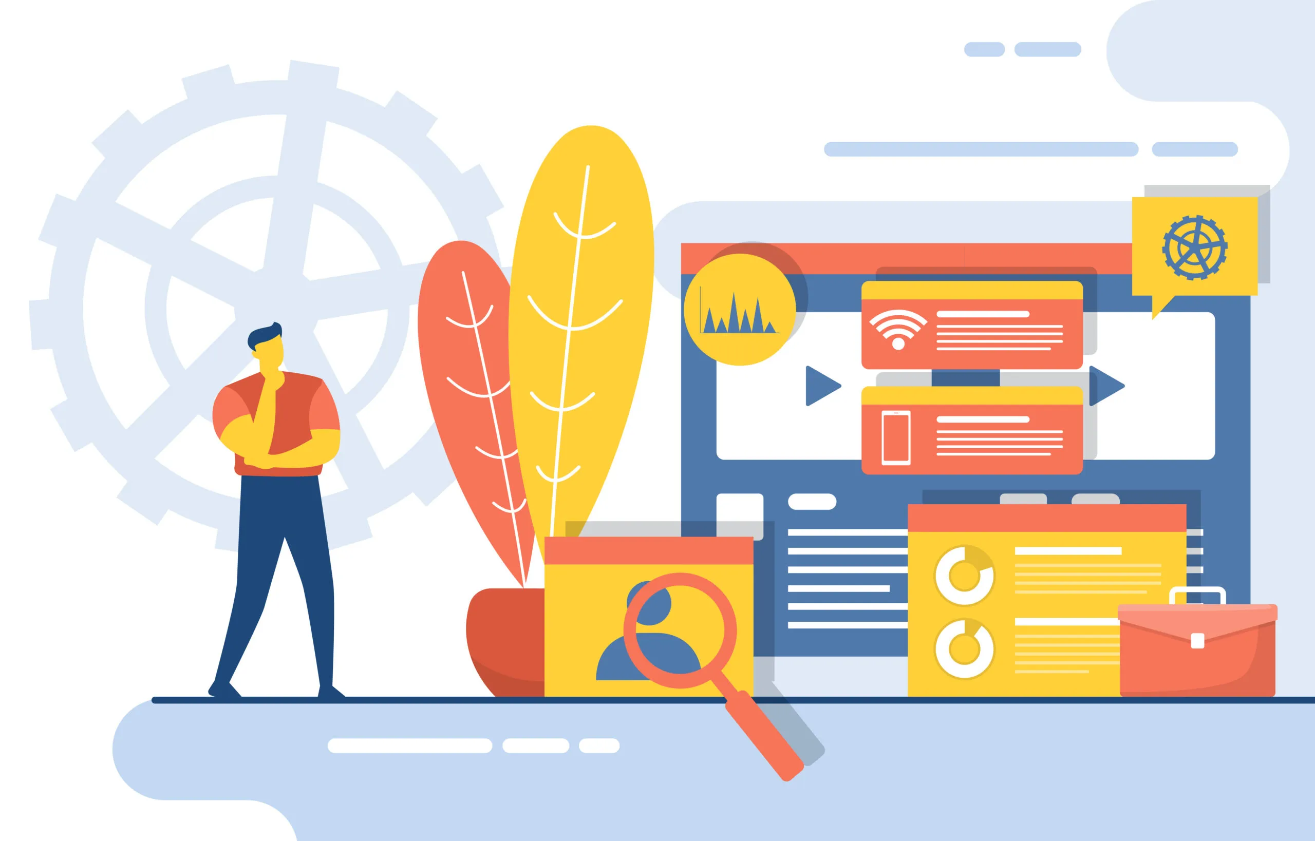 最佳化網站設計：9大網頁設計成功要訣 - People Build Website Design Web Page Project