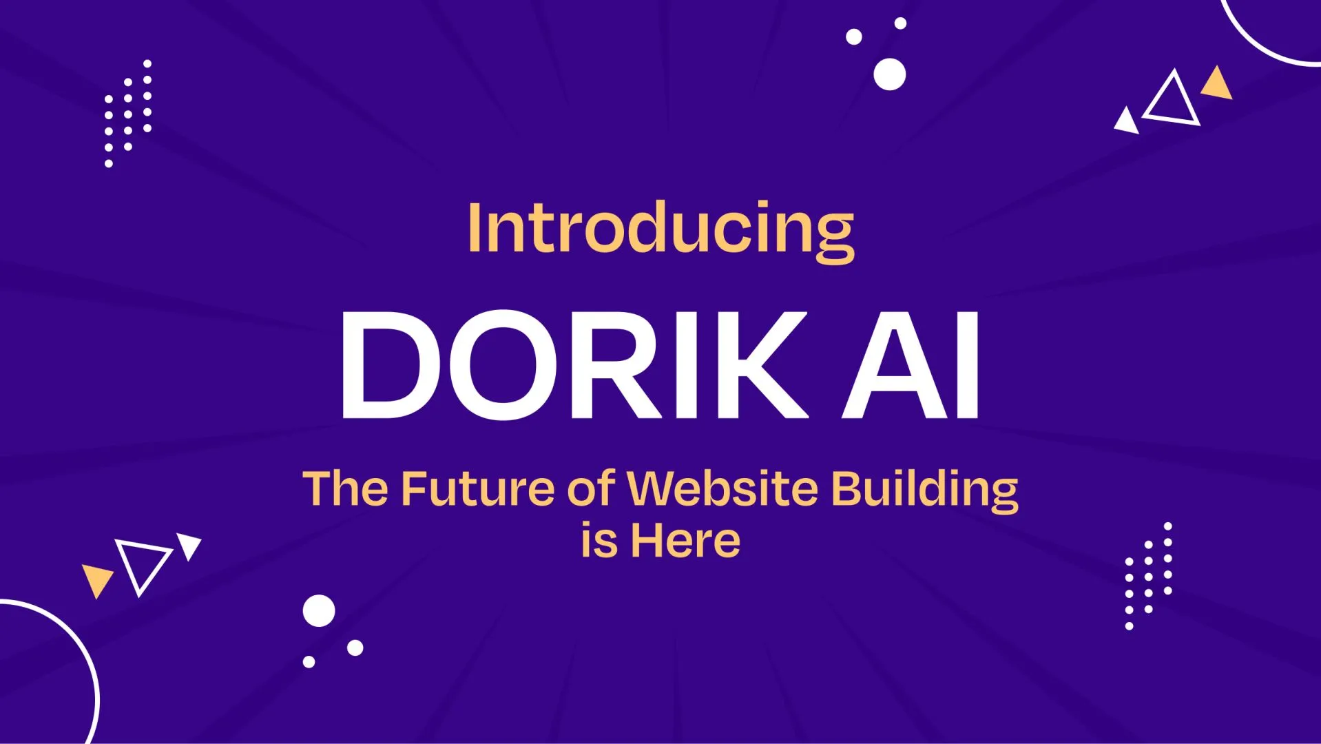 超強AI網站架設工具「Dorik」 一分鐘生成網站 - 455023680 n