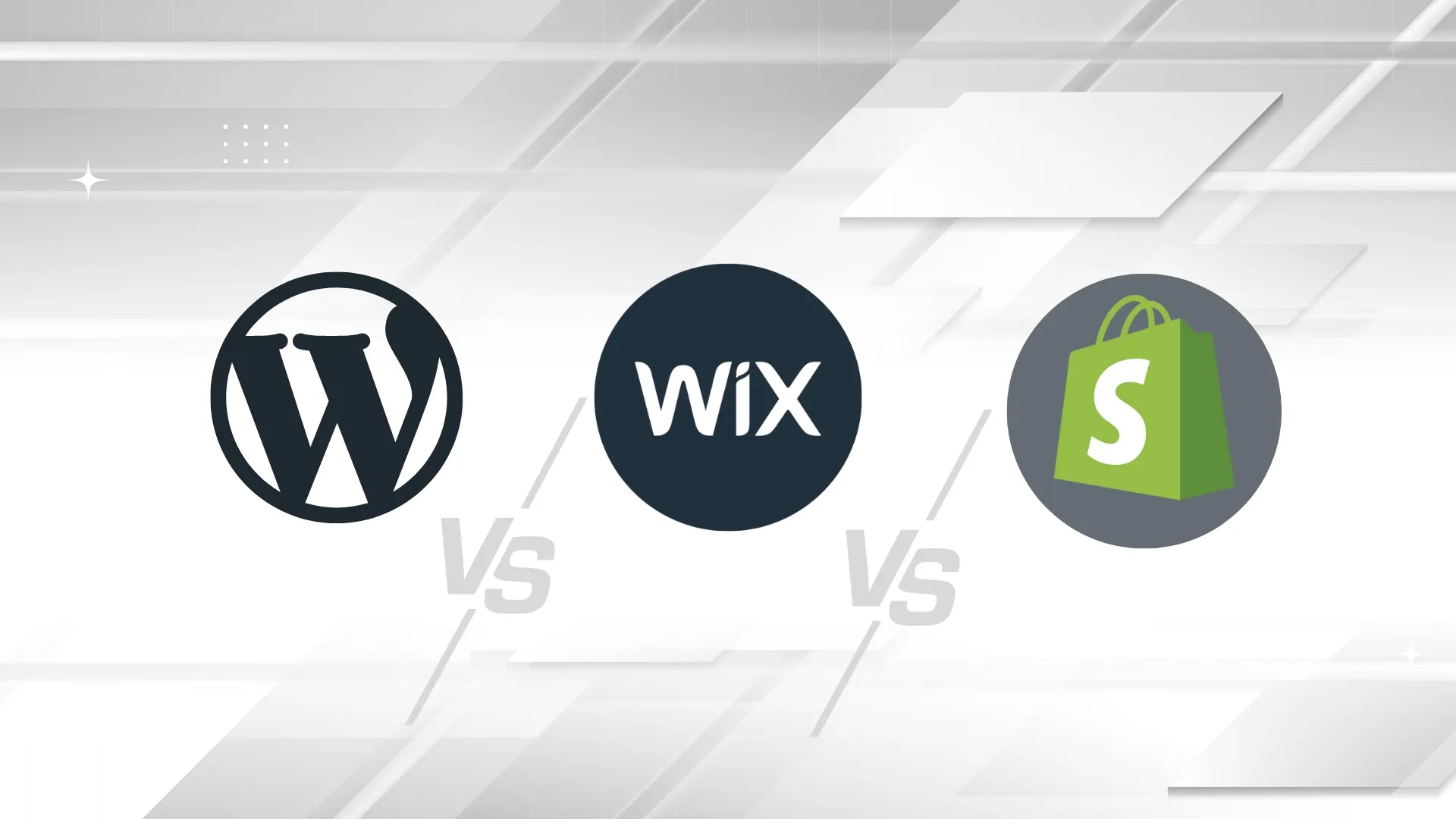 WordPress vs. Wix vs. Shopify：哪種網站建置工具最適 - Blue Torn Paper Lines Youtube Intro