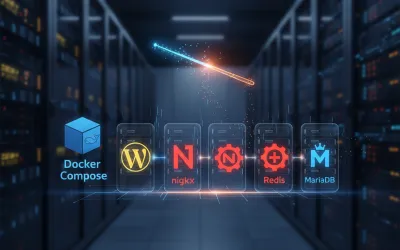 告別單機作戰！Docker Compose 交響樂：一鍵指揮 WordPress + Nginx + Redis + MariaDB 四重奏