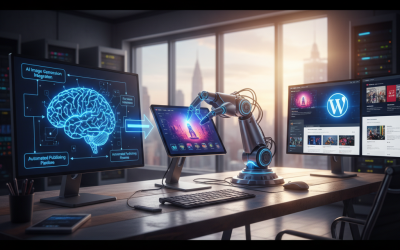 別再手動找圖！WordPress 終極 AI 繪圖整合實戰，打造全自動內容生產線