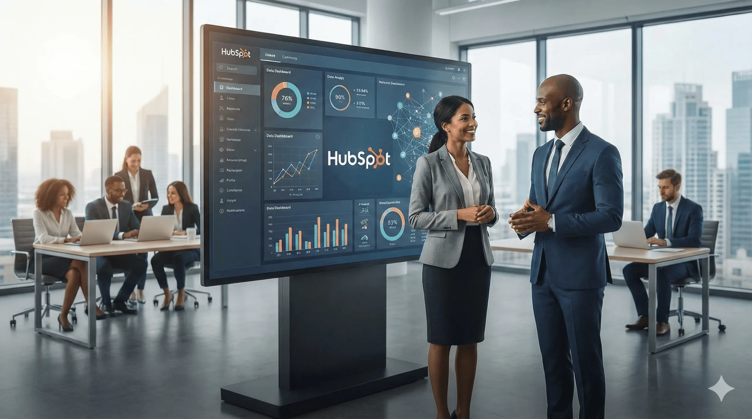 讓網站更智慧：用HubSpot提升品牌行銷精準度和客戶關係 - Gemini Generated