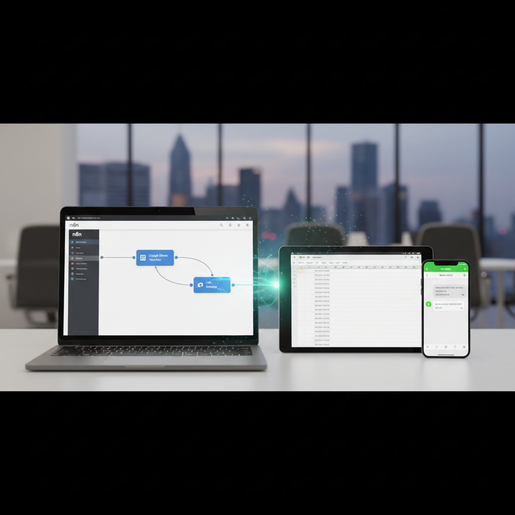 告別人肉報警器！n8n 低程式碼魔法，讓 Google Sheets 新增資料時自動 LINE 你