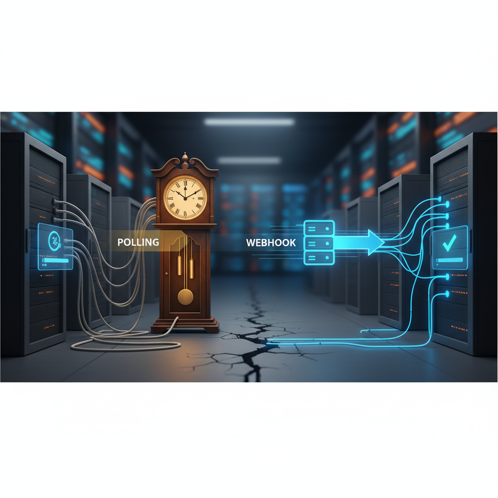 網站更新老是慢半拍？兇手竟是 Polling！Webhook vs. Polling 終極對決，選對策略讓資料同步秒速到位