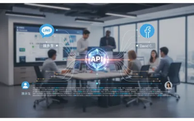 你的客戶在 LINE 叫陳先生，在臉書叫 David C.？ API 戰術，縫合破碎的用戶數據，打造無斷點客服體驗！