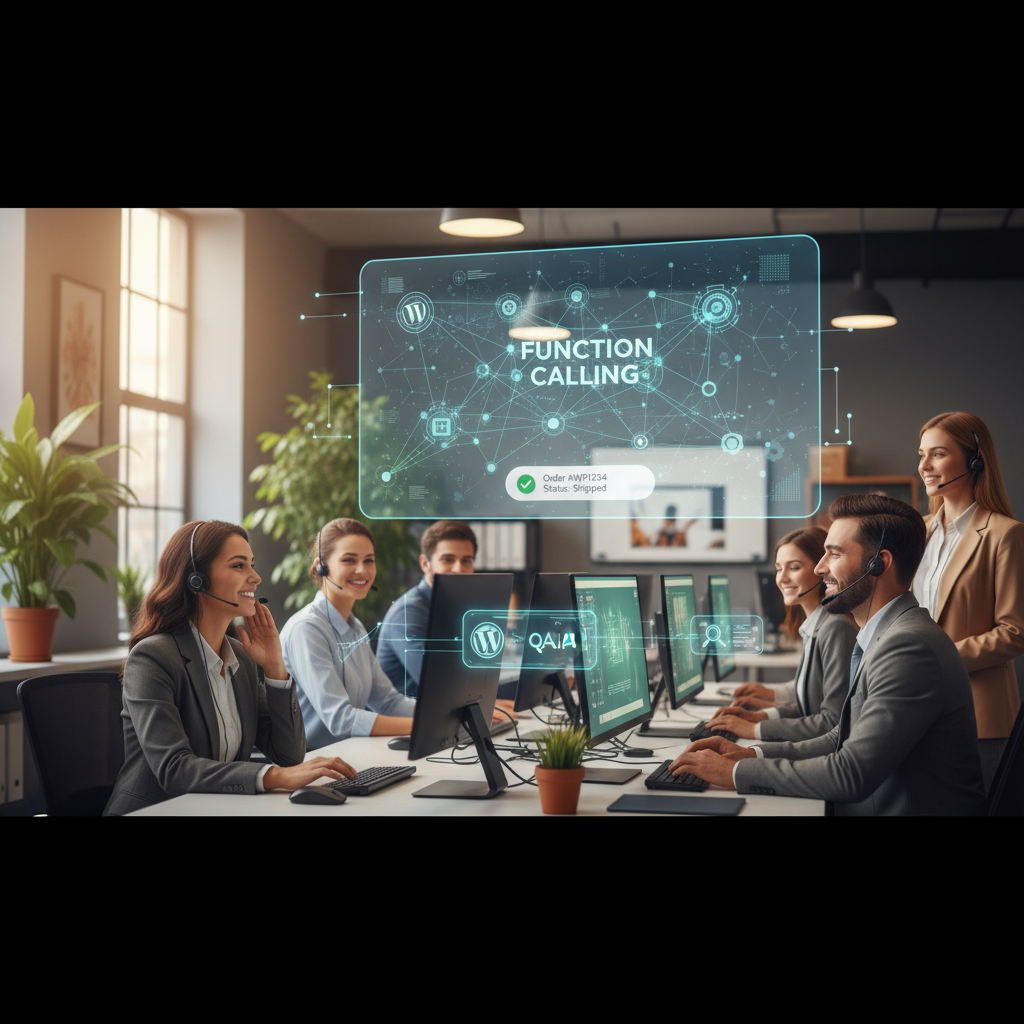 客服不再崩潰！用 OpenAI Function Calling 打造能『查訂單』的 WordPress 智慧 Chatbot 實戰