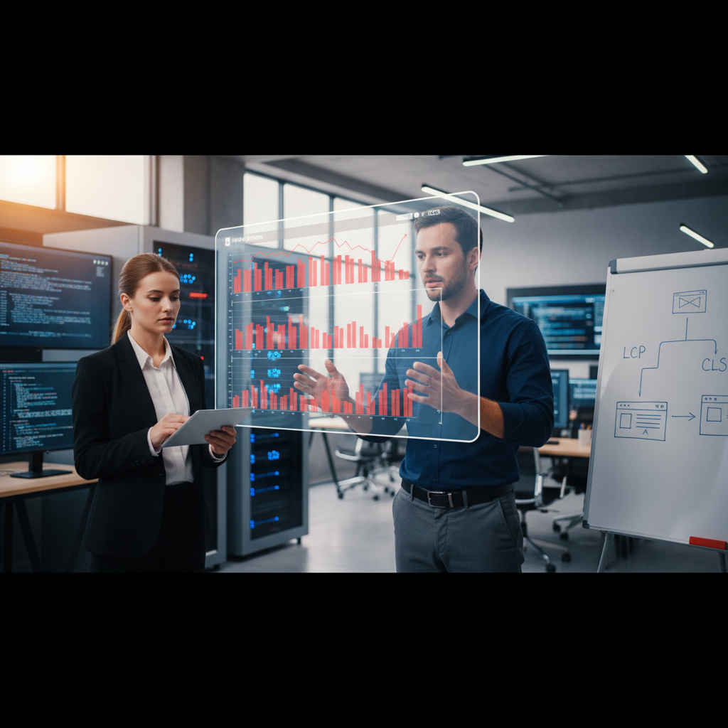 網站跑分一片紅？工程師教你暴力破解 Core Web Vitals：LCP 與 CLS 終極優化指南