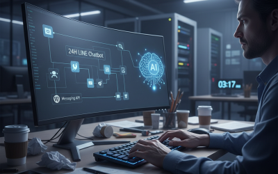 客服回訊息回到手軟？資深工程師教你用 WordPress 打造 24H 不打烊的 LINE Chatbot 智慧大腦 (Messaging API 實戰)