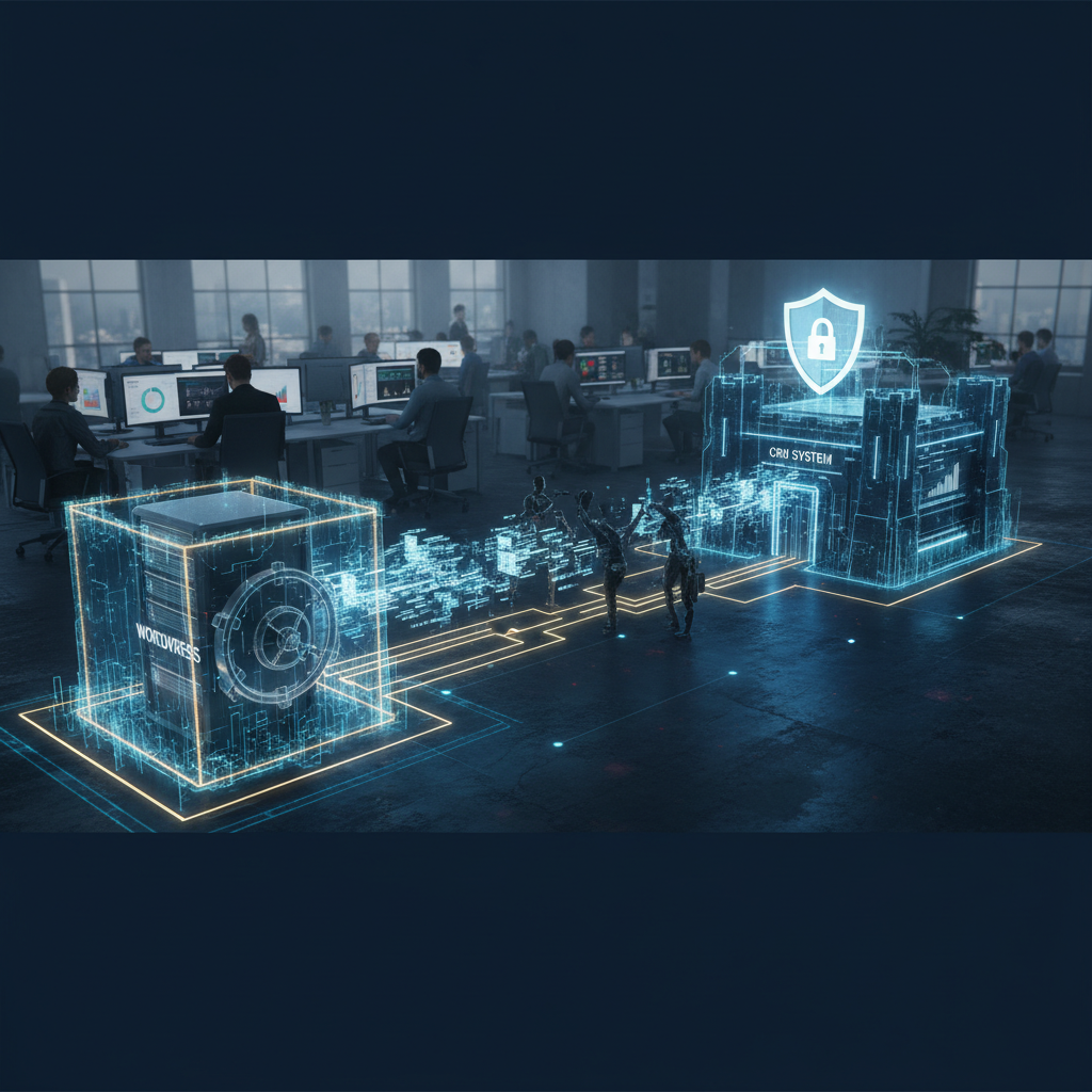 你的客戶名單正在裸奔？跨系統資安實戰：打造 WordPress 與 CRM 的加密傳輸堡壘