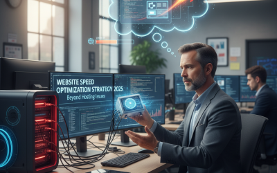官網慢到像撥接？資深工程師揭秘 2025 企業官網速度優化策略，別再只會怪主機！