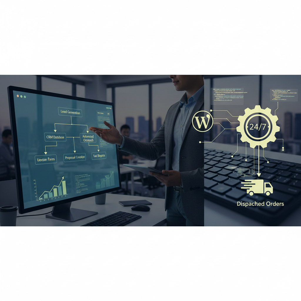B2B 業務自動化實戰：從潛在客戶名單到自動派單系統，讓你的 WordPress 變身 24 小時頂尖業務助理