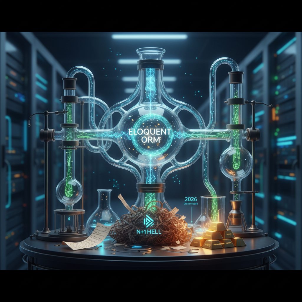 拒絕手寫 SQL 地獄！2026 Laravel Eloquent ORM 終極指南：從 N+1 問題到高效能查詢的優雅煉金術