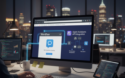 24H 客服不求人！2026 WordPress 串接 OpenAI Assistants API 實戰：從 Threads 狀態管理到 File Search 的企業級架構