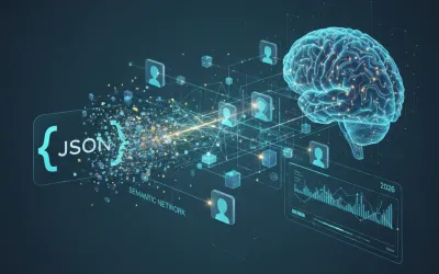 網站只給人看就輸了?2026 讓 LLM 秒懂的 Schema 架構學:從平面 JSON 到立體語意網路