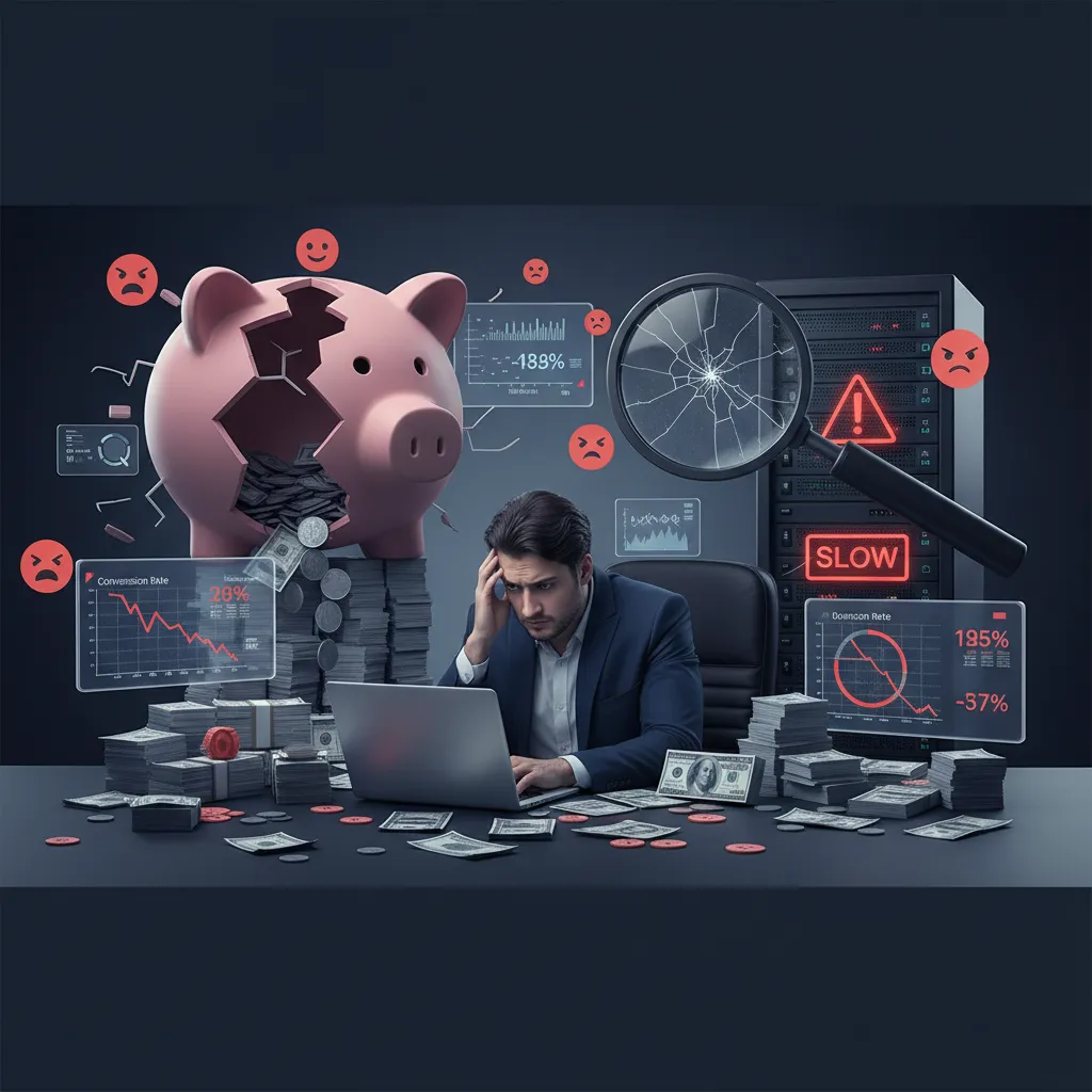 砸錢投廣告卻沒訂單?突破高跳出率的隱形殺手:網站效能與轉換率的殘酷真相