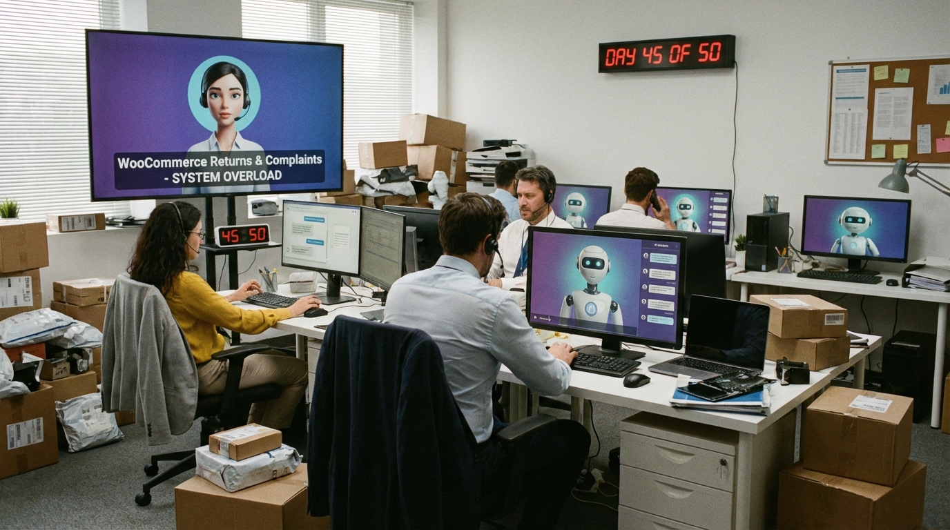 2026 電商爆單危機實錄：AI 接管 WooCommerce 退貨與客訴，差點搞垮售後口碑的 50 天血淚復盤